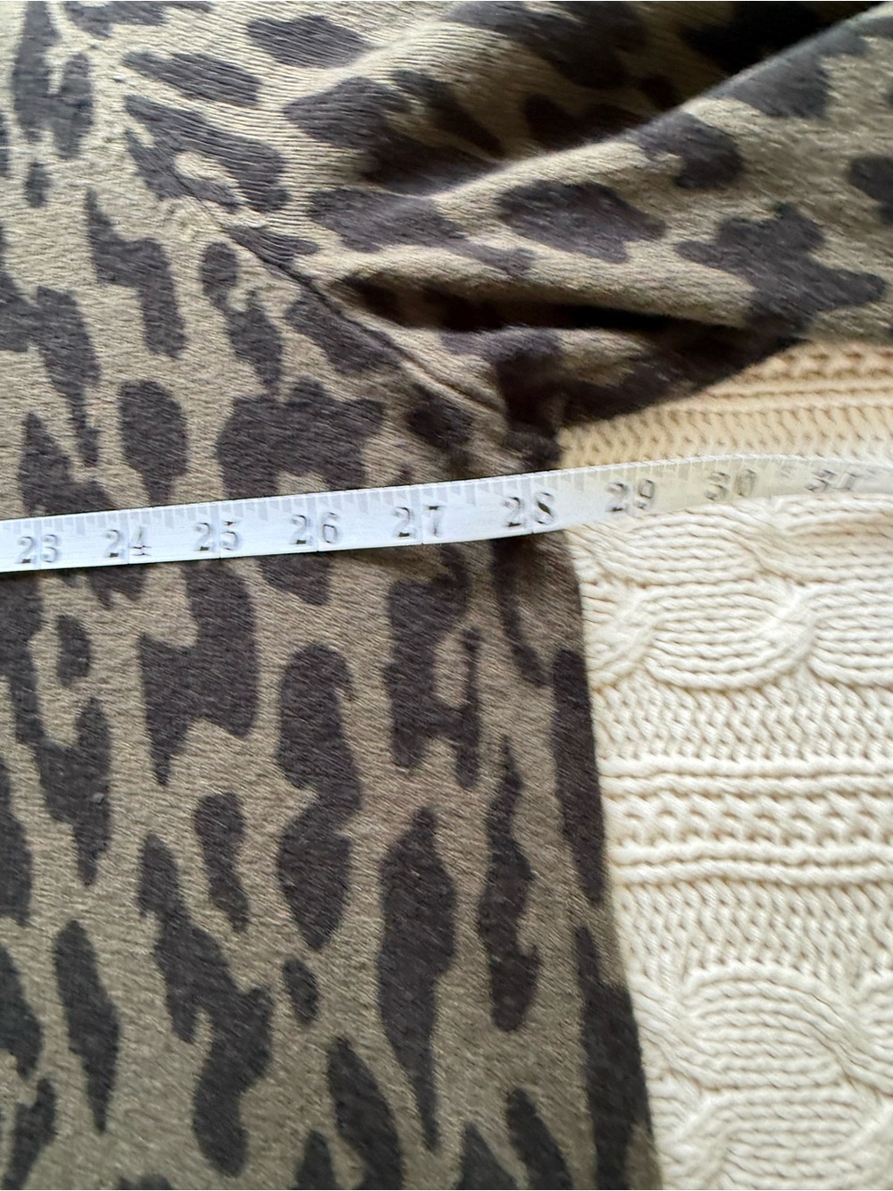 J. Jill Black Leopard-Print Hoodie Sweater - 2X - Picture 7 of 13